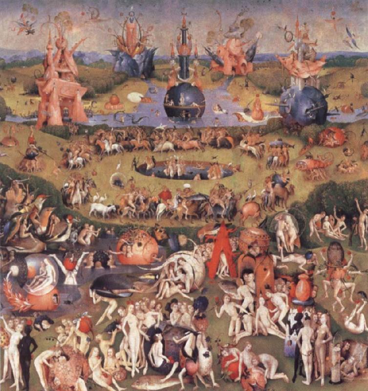 BOSCH, Hieronymus The Garden of Earthly Delights France oil painting art